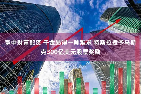 掌中财富配资 千金易得一帅难求 特斯拉授予马斯克300亿美元股票奖励